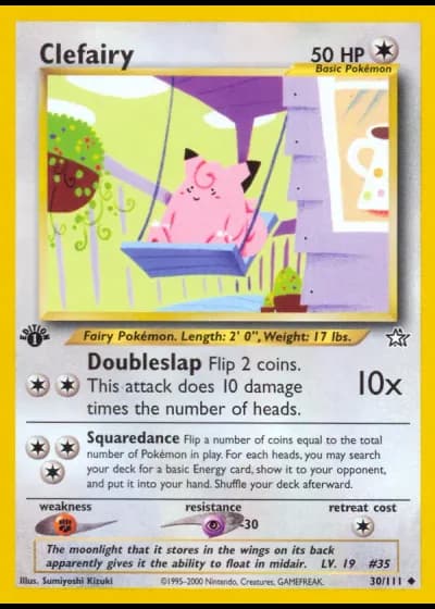 Clefairy (1st Edition) #30/111 — Neo Genesis (1st Edition)