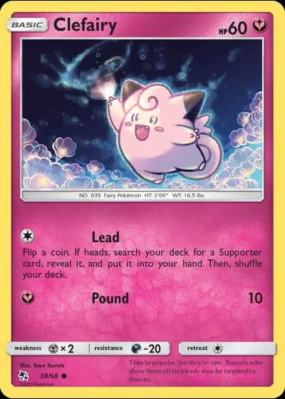 Clefairy #38/68 — Hidden Fates