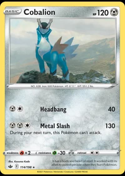 Cobalion #114/198 — Chilling Reign