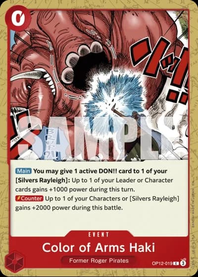 Color of Arms Haki (OP12-019) — Legacy of the Master (OP12)