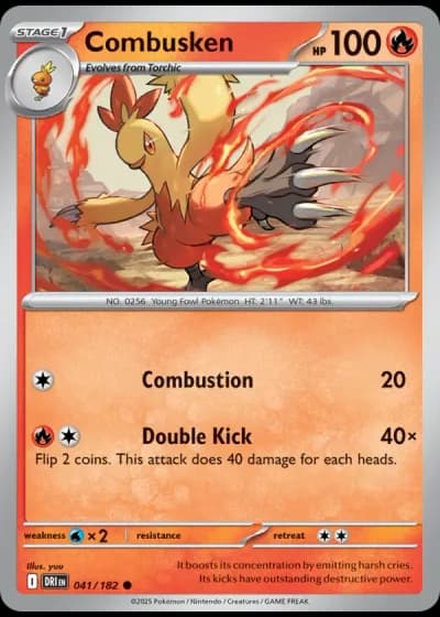 Combusken #041/182 — Destined Rivals