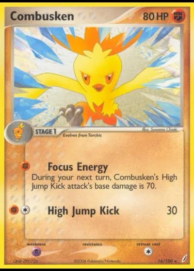 Combusken #16/100 — Crystal Guardians