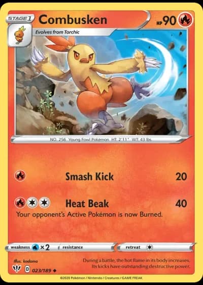 Combusken #23/189 — Darkness Ablaze