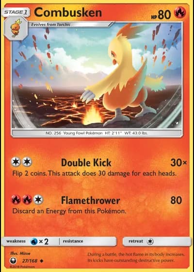 Combusken #27/168 — Celestial Storm