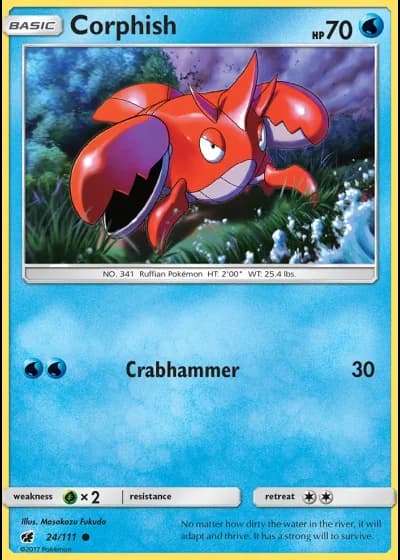 Corphish #24/111 — Crimson Invasion