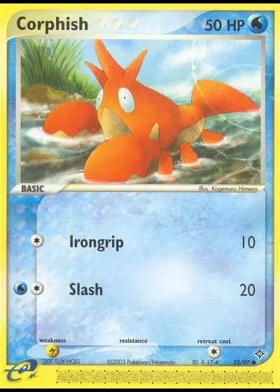 Corphish #53/97 — Dragon