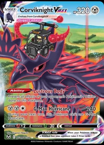 Corviknight VMAX TG19/30 — Trainer Gallery (Silver Tempest)