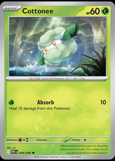 Cottonee #004/86 — White Flare
