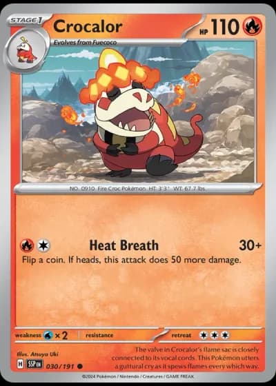Crocalor #030/191 — Surging Sparks