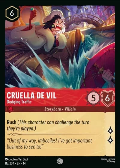 Cruella De Vil - Dodging Traffic #113/257 — Hyperia City