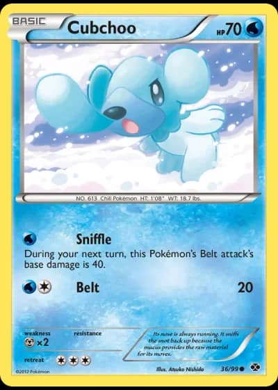 Cubchoo #36/99 — Next Destinies