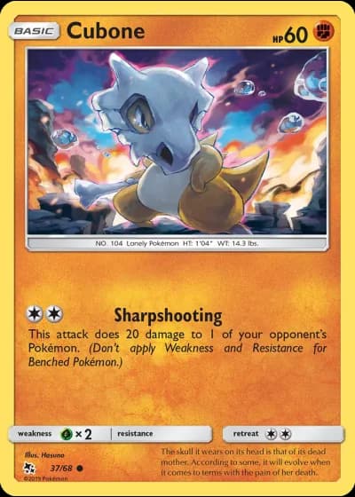 Cubone #37/68 — Destino Sfuggente