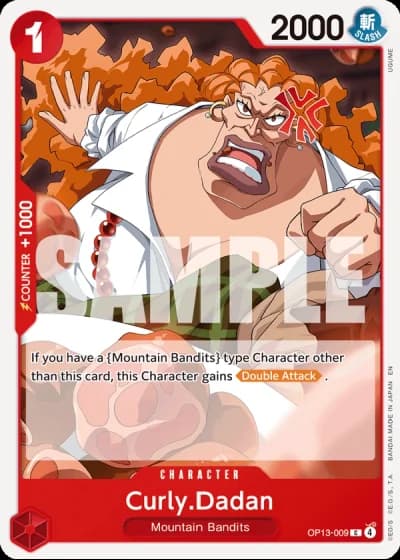 Curly.Dadan (OP13-009) — Carrying on His Will (OP13)