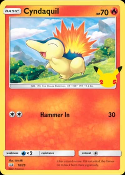 Cyndaquil #10/25 — McDonald's Collection 2021