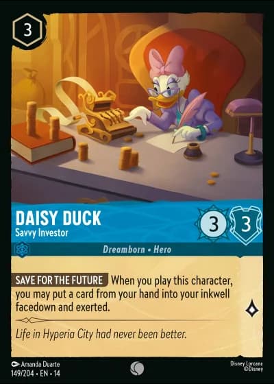 Daisy Duck - Savvy Investor #149/257 — Hyperia City