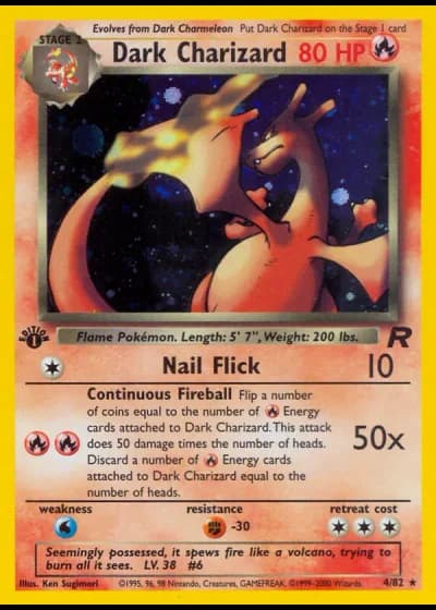 Dark Charizard (1st Edition) #4/82 — Team Rocket (1st Edition)
