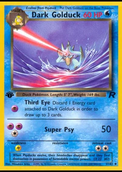 Dark Golduck #37/82 — Team Rocket