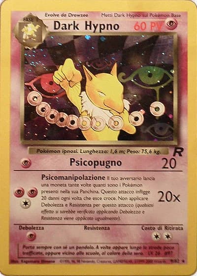 Dark Hypno (1ª Edizione) #9/82 — Team Rocket (1ª Edizione)