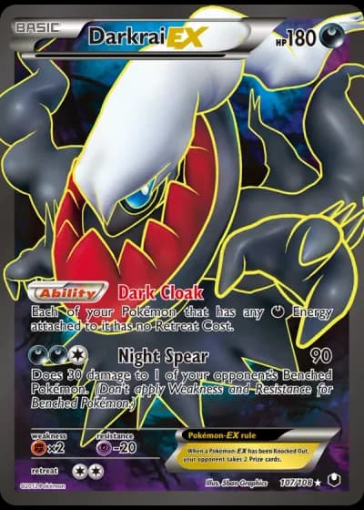 Darkrai EX #107/108 — Dark Explorers