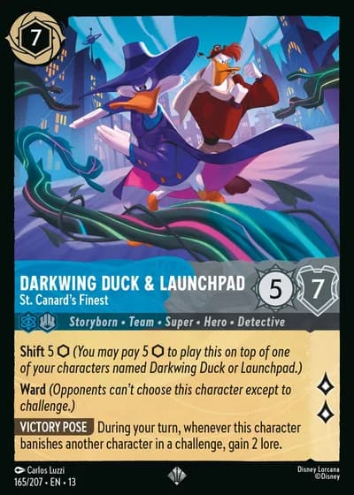 Darkwing Duck & Launchpad - St. Canard's Finest #165/261 — Attack of the Vine!
