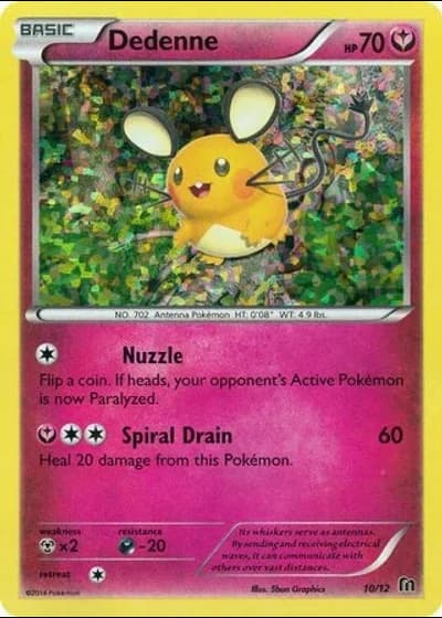 Dedenne #10/12 — McDonald's Collection 2016