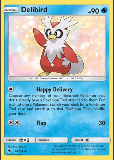 Delibird #57/214 — Lost Thunder