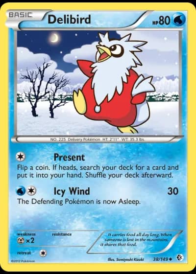 Delibird (League Challenge 3rd Place) #38/149 — Boundaries Crossed