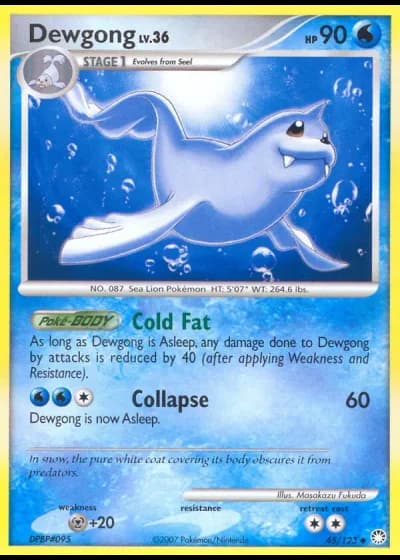 Dewgong #45/123 — Mysterious Treasures
