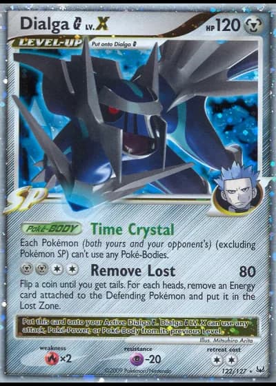 Dialga G LIV.X #122/127 — Platino
