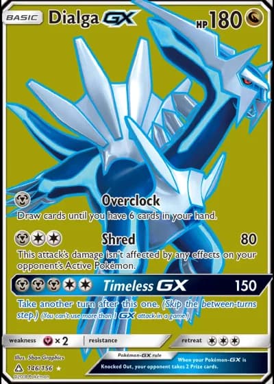 Dialga GX #146/156 — Ultra Prism