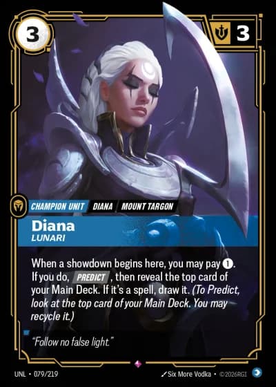 Diana, Lunari #079/308 — Unleashed