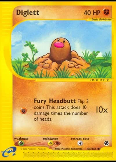Diglett #106/165 — Expedition Set Base