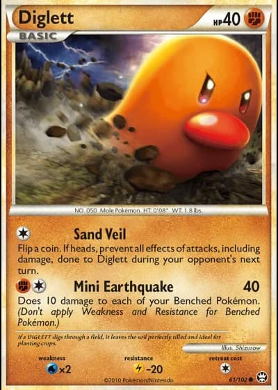 Diglett #61/102 — Triumphant