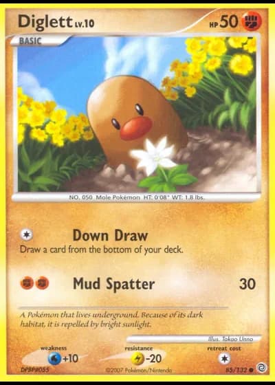 Diglett #85/132 — Secret Wonders