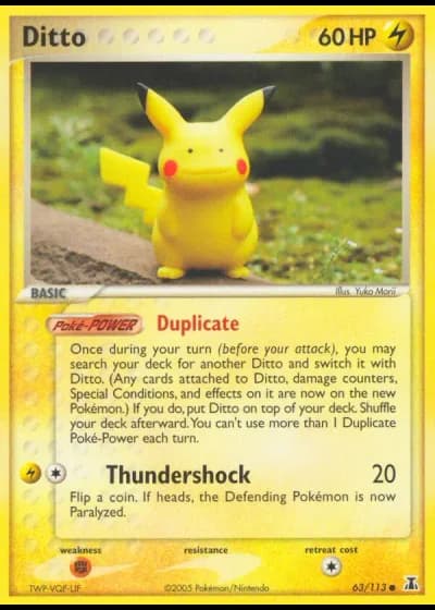 Ditto #63/113 — Delta Species