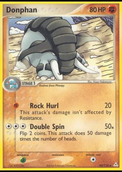 Donphan #40/110 — EX Holon Phantoms