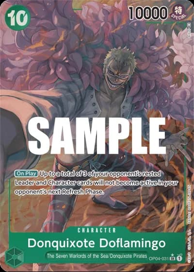 Donquixote Doflamingo (OP04-031) (Alternative Art) — Kingdoms of Intrigue (OP04)