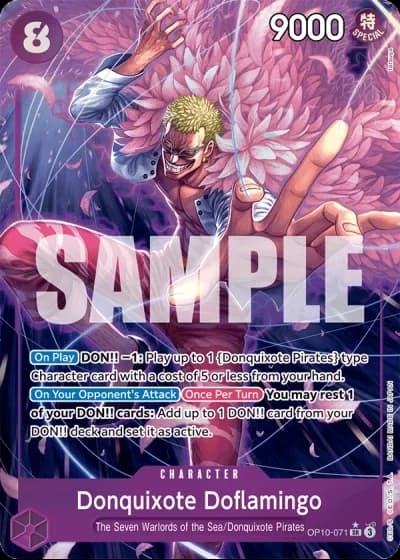 Donquixote Doflamingo (OP10-071) (Alternative Art) — Royal Blood (OP10)