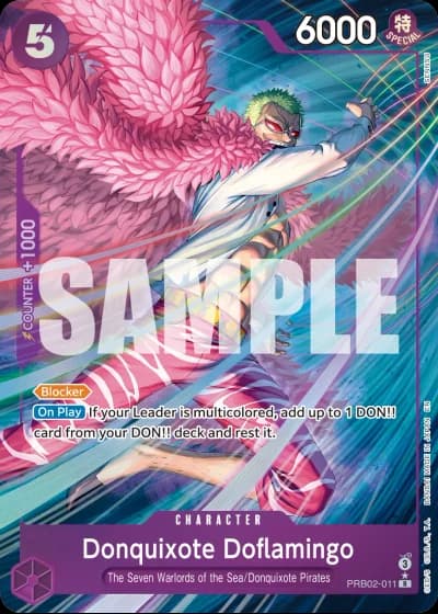Donquixote Doflamingo (RB02-011) (Alternative Art) — One Piece Card The Best Vol.2(PRB02)
