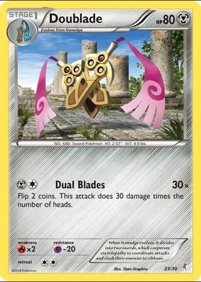 Doublade #23/30 — XY trainer Kit (Bisharp)