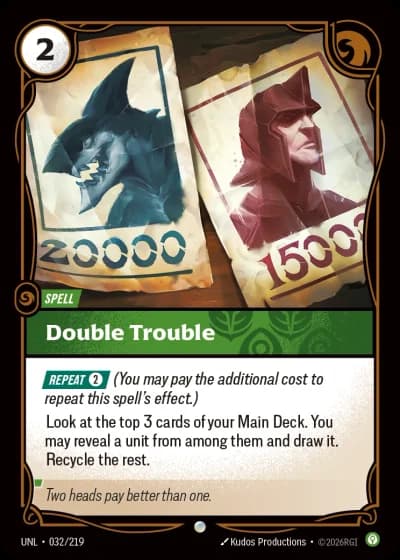 Double Trouble #032/308 — Unleashed