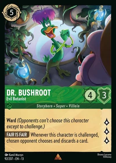 Dr. Bushroot - Evil Botanist #92/261 — Attack of the Vine!