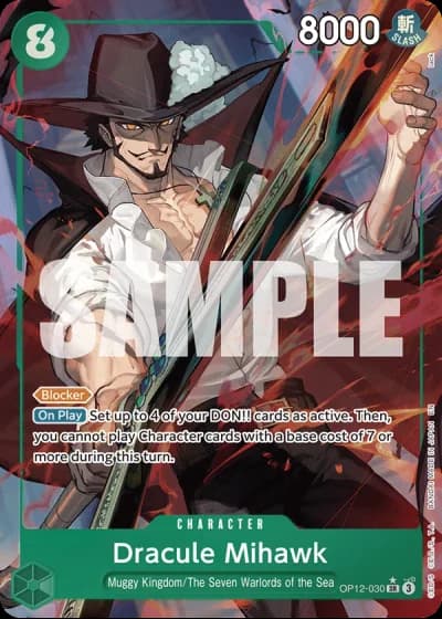 Dracule Mihawk (OP12-030) (Alternative Art) — Legacy of the Master (OP12)