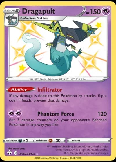 Dragapult SV062/122 — Shiny Vault (Shining Fates)