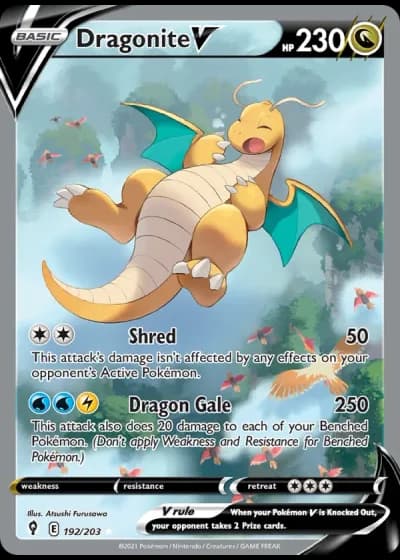 Dragonite V #192 — Evolving Skies