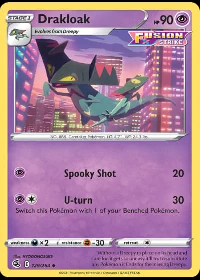 Drakloak #129/264 — Fusion Strike