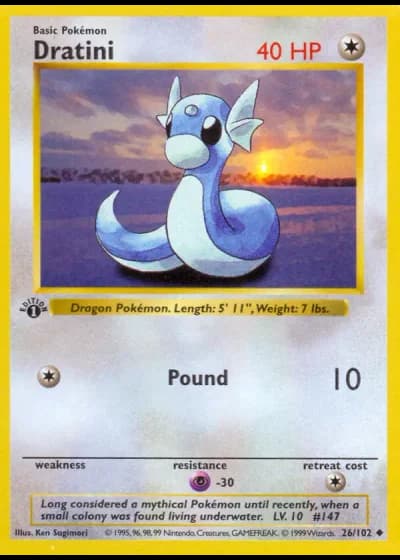 Dratini #26/102 — Set Base