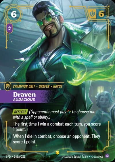Draven, Audacious #148a/303 — Spiritforged