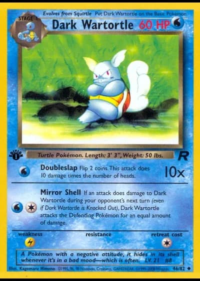 Dunkles Schillok (1. Edition) #46/82 — Team Rocket (1. Edition)
