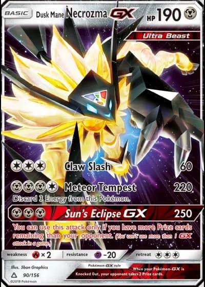 Dusk Mane Necrozma GX #90/156 — Ultra Prism